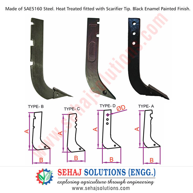 Scarifier Shank/1 Shank