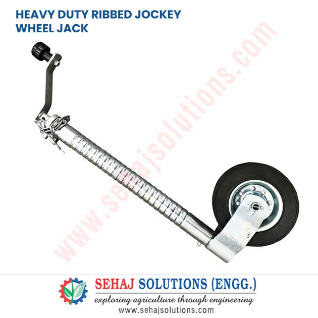 Heavy Duty Ribbed Jockey Wheel Jack