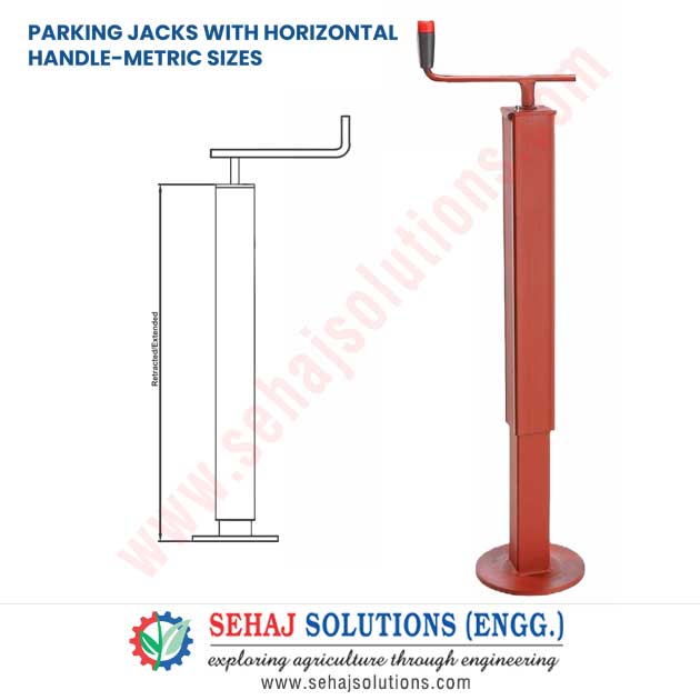 Parking Jacks with Horizontal Handle-Metric Sizes