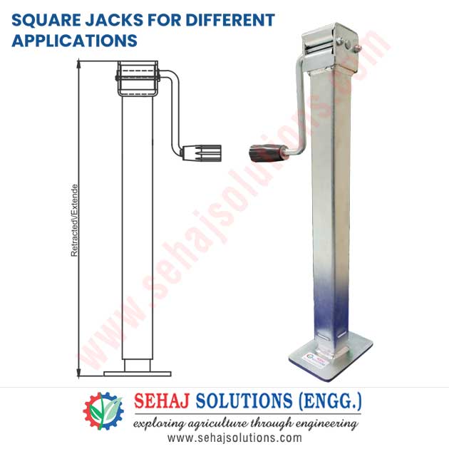 Square Jacks for different Applications