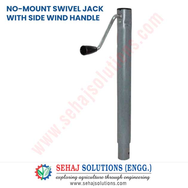 No-Mount Swivel Jack with side Wind Handle