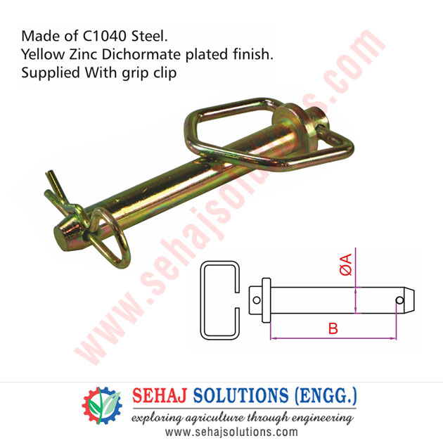 Hitch Pin Swivel Handle