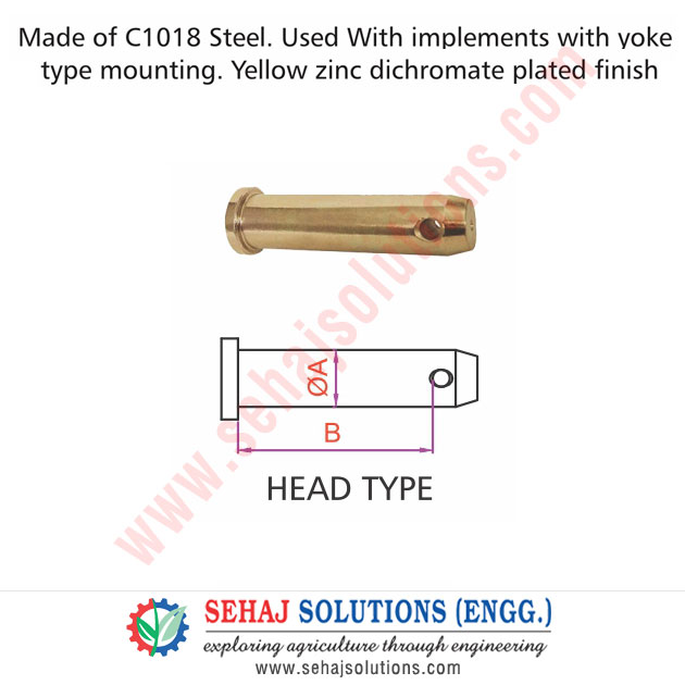 Clevis Type Draw Pins Head Type