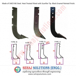Scarifier Shank/1 Shank