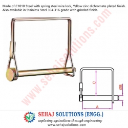 PTO Lock Pins (Square)